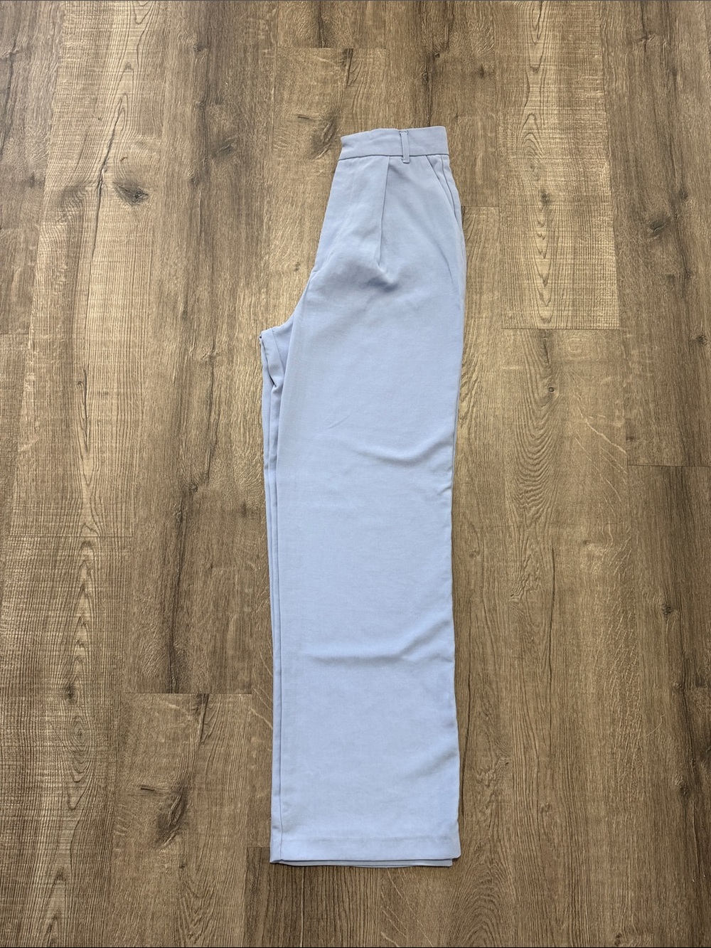 Women’s Light Blue Trouser Pants - Zara